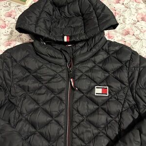 Tommy Hilfiger Black Quilted Puffer Jacket